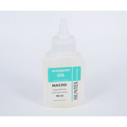 Масло оружейное нейтральное Huntex standard, 40 мл